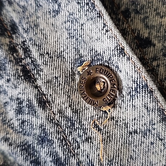 Vintage acid wash button down dress - Picture 8 of 9